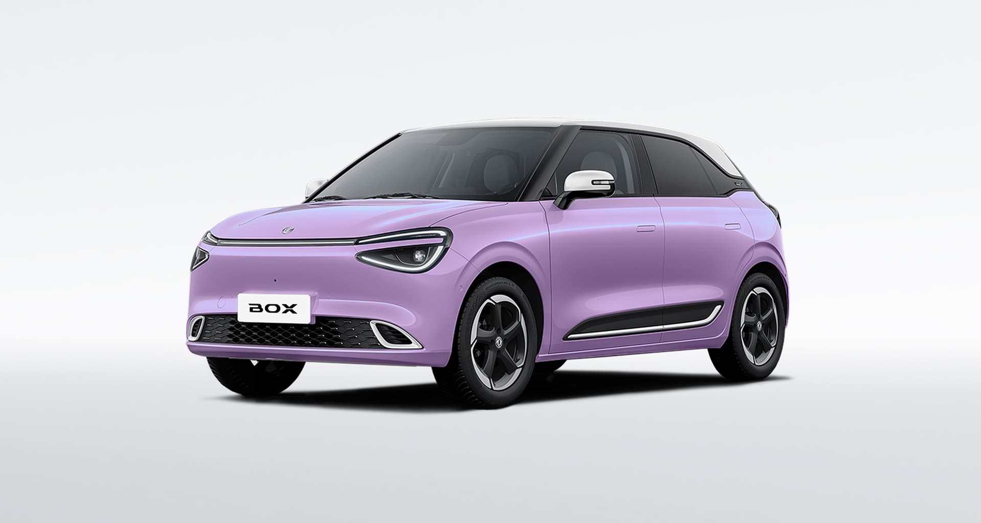 Box Aurora Purple + Stone White