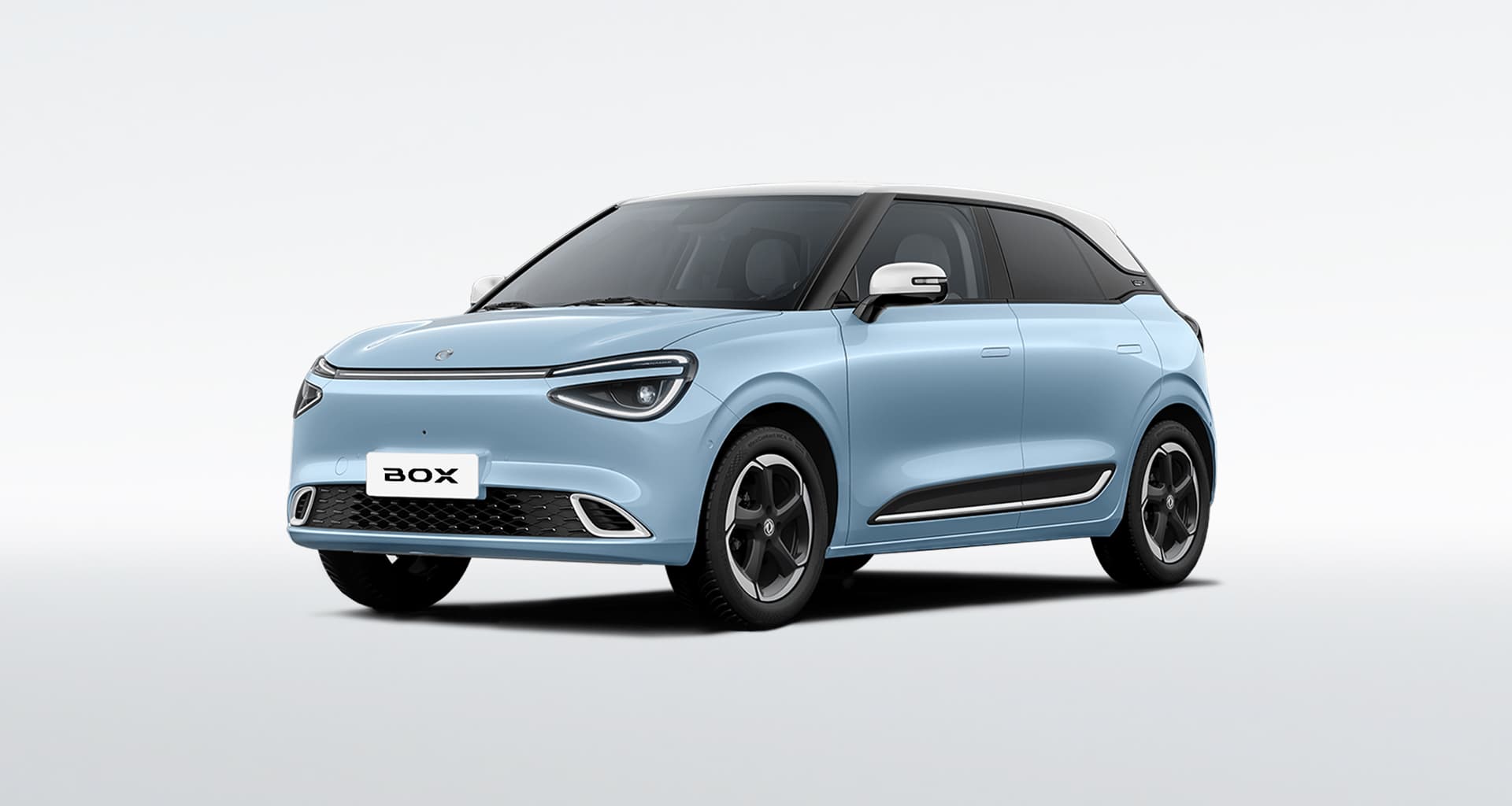 Box Icy Blue + White Stone